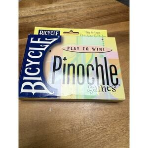 Bicycle Pinoche Games Play To Win! Easy To Learn Strategy & Rules 2 Decks ~ Open